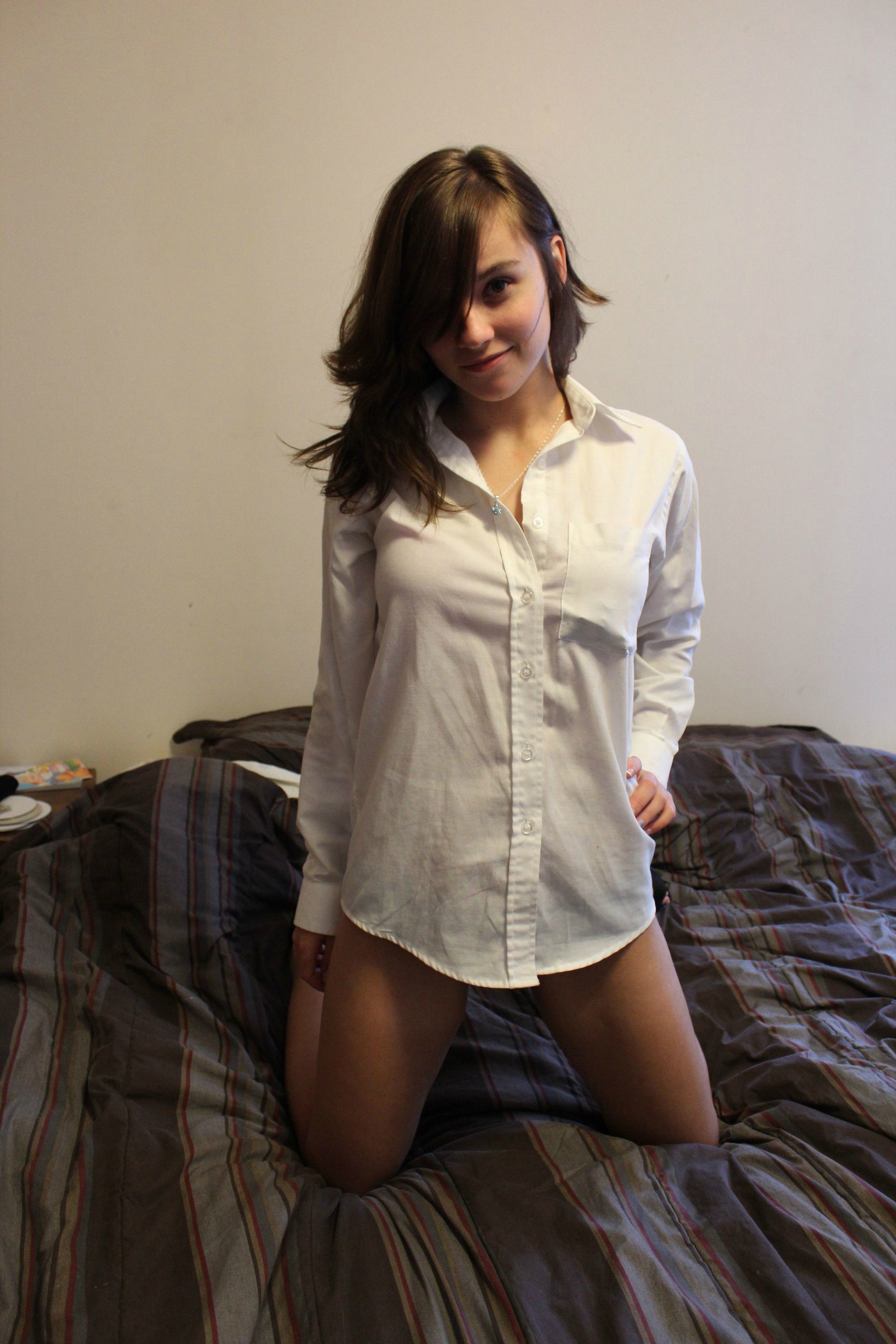 White shirt porn