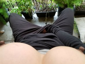 foto amateur New thrill - [f]apping on the patio