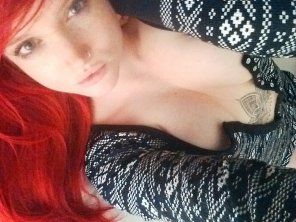 amateur photo Sexy red hair goddess.