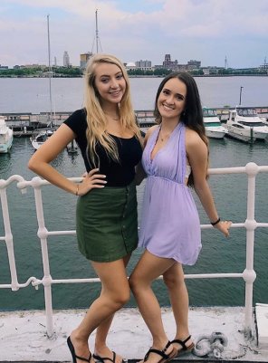 amateur pic Dresses by the lake