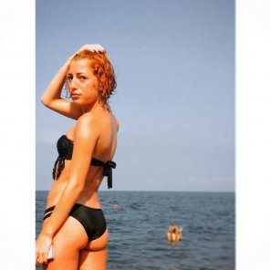 zdjęcie amatorskie Clothing Swimwear Bikini Orange 