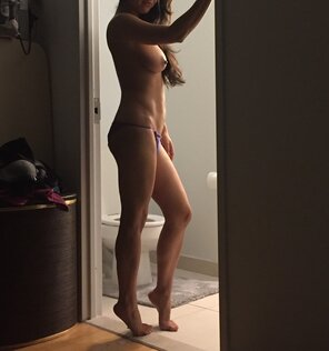 foto amateur 32DD on 5'4 means a whole lot of fun