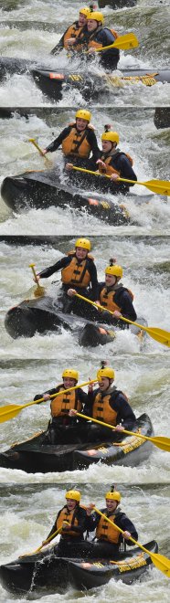 My wife had so much fun white water rafting this weekend!