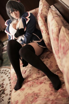 foto amatoriale Maya And Atago Kancolle Sexy Cosplay by Garo