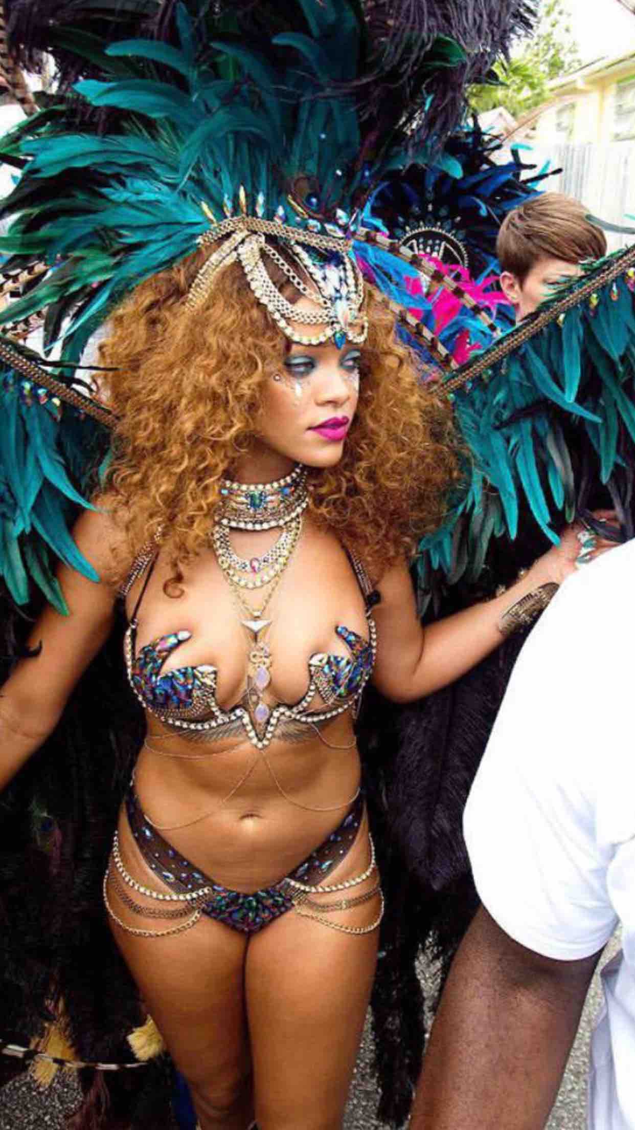 Barbados Porn Homemade - Rihanna at Carnival in Barbados Porn Pic - EPORNER