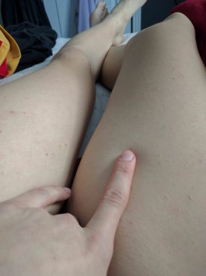 amateur pic Just shaved and that's my POV right now [f]