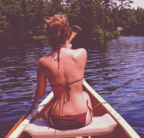 Canoeing.
