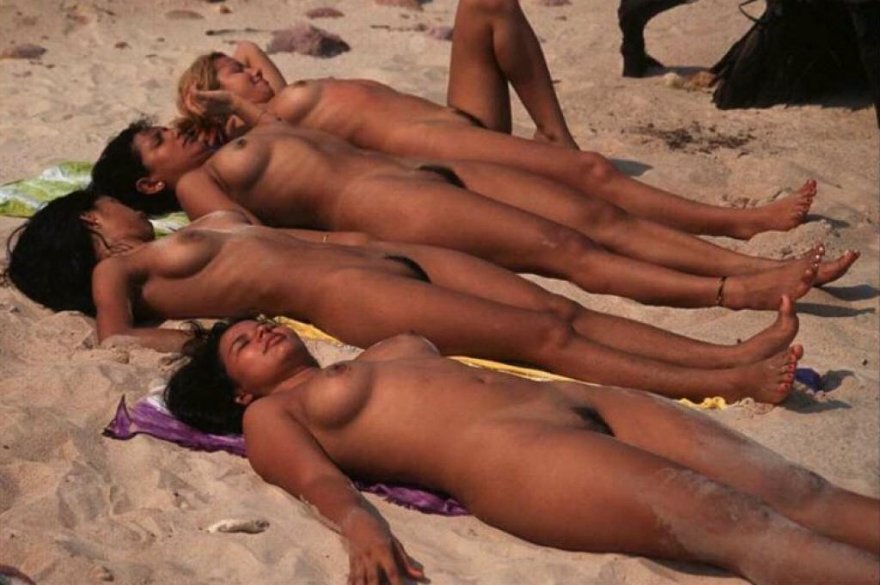 Nude beach in Brazil