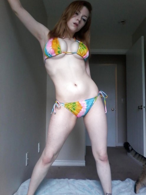 Colorful Bikini nude