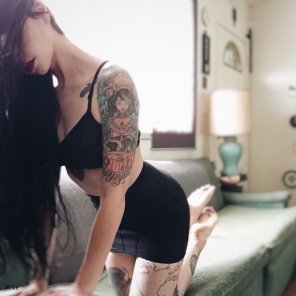 Ink on her arm