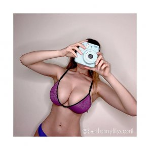 zdjęcie amatorskie Skin Brassiere Pink Bikini 