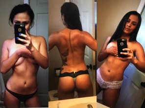 photo amateur tight body front/back