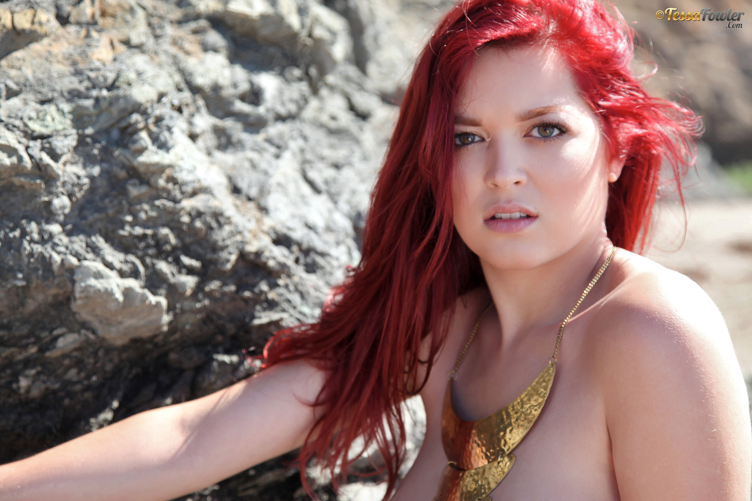 amateur photo tessa-fowler-topless-gold-1gold-set1-32