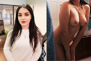 foto amadora Dressed and Undressed/Before and After Nudes