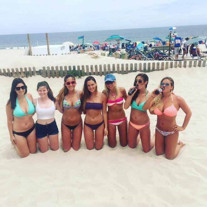 PictureHot group at the beach