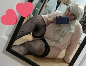 foto amateur I love my new thigh highs!