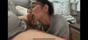 amateur pic Madison Wilde Edges him for a long time and accidentally ruins it by deepthroating too much