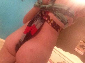 amateur pic Scarves and ties work as good ropes