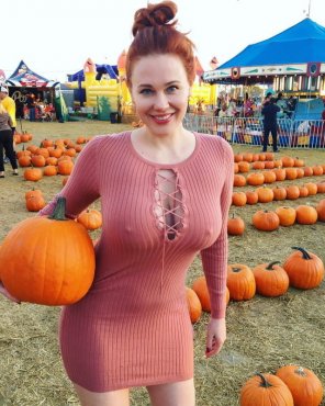 foto amadora Pumpkin picking