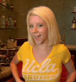 photo amateur (!#) DONE -- Tessa Taylor - Yellow Shirt - 250ms, Cropped Skinny, Reversed