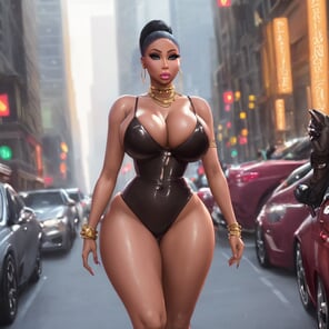 photo amateur 00064-636186863-nicki minaj, blend, cleavage, sexy, nipple outline, solo, detailed face, symmetric, realistic eyes, looking aside, standing, ski