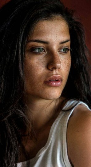 amateurfoto Full lips, and freckles