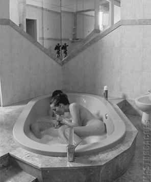 foto amadora Fancy bath