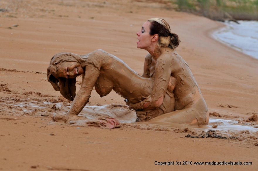 Marvelous mud wrestling Porn Pic