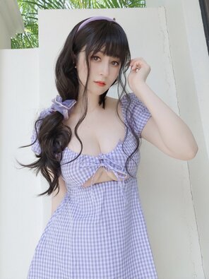 foto amatoriale Baiyin811 (白银81) - Purple Dress (4)