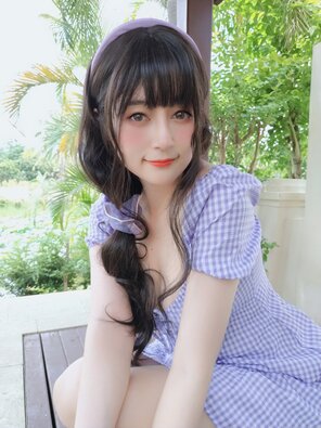foto amatoriale Baiyin811 (白银81) - Purple Dress (34)