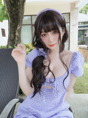 foto amatoriale Baiyin811 (白银81) - Purple Dress (39)
