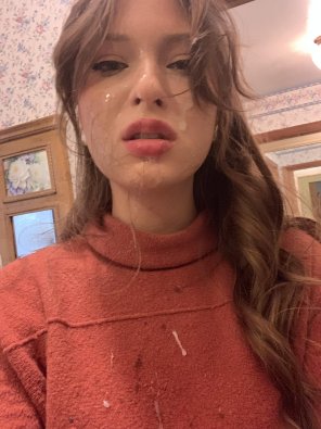 photo amateur Pouty lips after face fucking [oc]