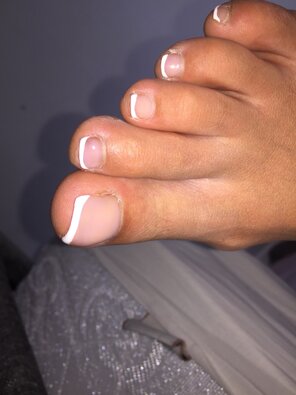 photo amateur Sexy french tips
