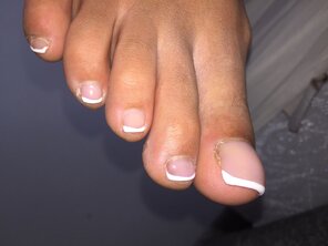 foto amatoriale Sexy french tips