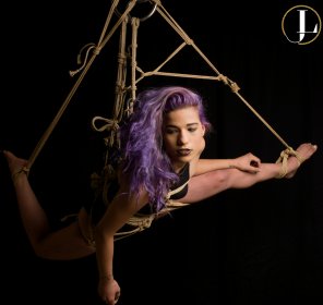 amateur pic Rope Suspension with Mahogany_Embers
