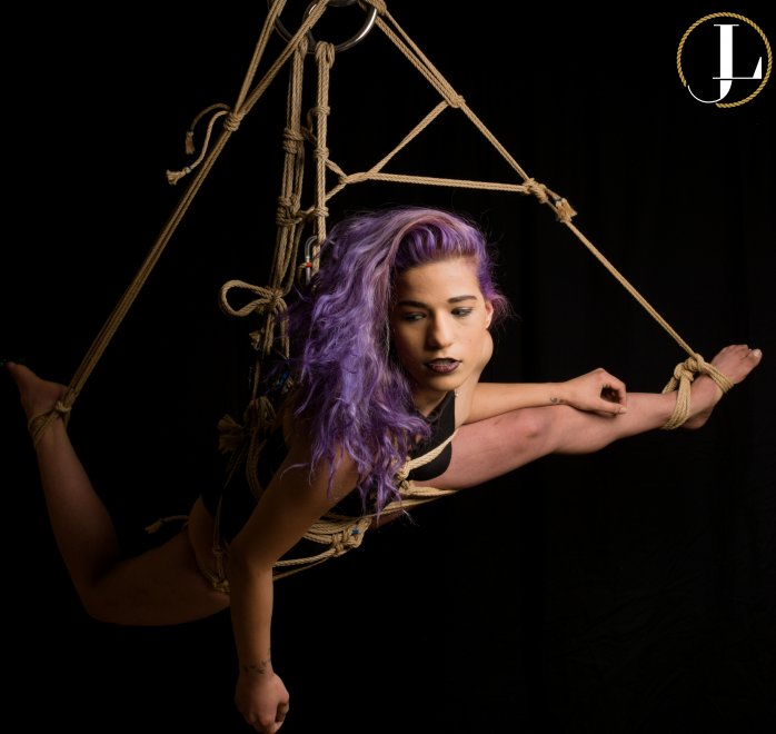 Rope Suspension with Mahogany_Embers