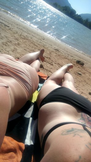 amateur pic Beach bum day!