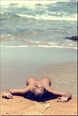 amateur photo Photograph Sea Beach Beauty Sun tanning 