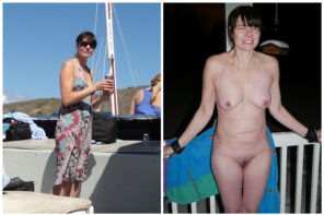 amateur pic clothed unclothed wife exposure