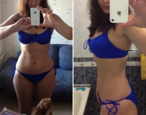 foto amatoriale Bikini Clothing Undergarment Thigh Abdomen Selfie 