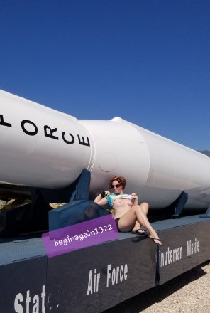 amateur pic At an aerospace museum [f]