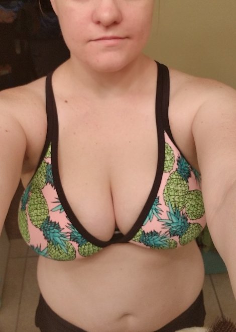 Do you like my pineapple bikini? [F]