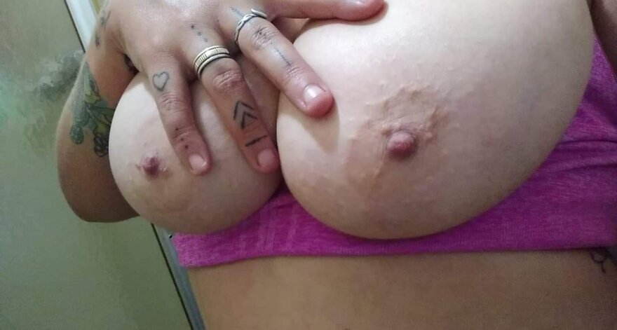 Sexy wife large tits