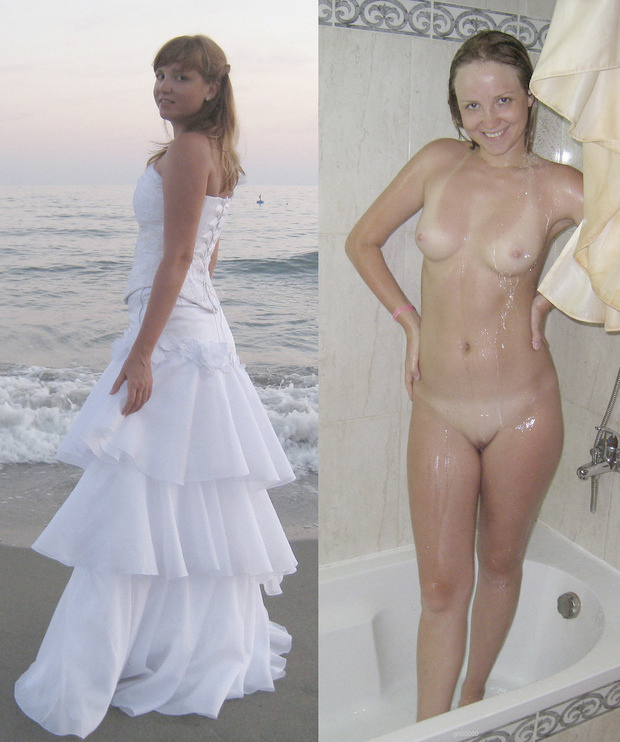 Wedding day nude