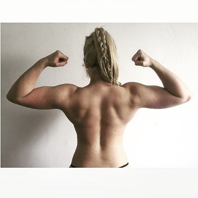 Nice back muscles