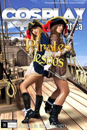 Nasty Cosplay Erotica Angela and Gogo – Pirates of Lesbos – 36 pics