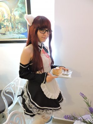 アマチュア写真 Yafira Cosplay as neko maid