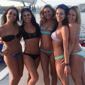 amateur pic Five on a boat