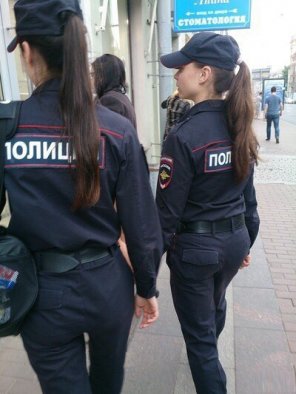 zdjęcie amatorskie Ukrainian Police