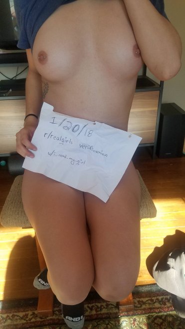Picturejust my pierced boobs for veri[f]ication